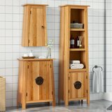  3-dijelni set kupaonskog namještaja od masivne borovine | shoptok.hr