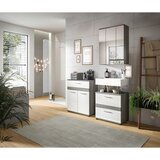 MID.YOU Kopalnica Blake, Bela, Srebrna, 2-Delna | Shoptok.si