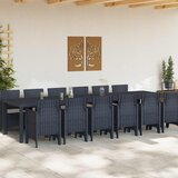  Vrtni set za objed 13 kom. Antracit Polt ratan | shoptok.hr