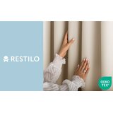 Restilo CARLI curtain, light beige, smooth, classic style, multifunctional tape, Oxford fabric, 285 x 250 cm | shoptok.hr