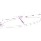 Stolna Mizna plošča 90x40x3,8 cm ovalna trden mangov les, (21412015) | Shoptok.si
