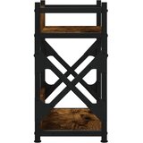  Stalak za pisač s 2 razine boja hrasta 40 x 20 x 40 cm drveni | Eponuda.com