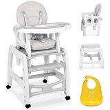 Ricokids Stolček za hranjenje 5 v 1 Sinco, siv, (21552014) | Shoptok.si