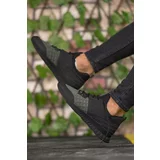 Riccon Khaki Black Unisex Sneaker 00121975