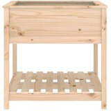  Sadilica s policom 82,5x82,5x81 cm od masivne borovine | Eponuda.ba