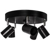  ByRydens 4200730-4002 - spot svetiljka CORRECT 5xGU10/7W/230V, crna, prečnik 30 cm | Eponuda.com