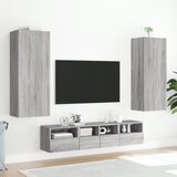  Zidni TV ormarić siva boja hrasta 40,5 x 30 x 102 cm drveni | Eponuda.com