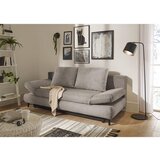 MID.YOU ZOFA S POSTELJNO FUNKCIJO, rjavosiva tekstil, leseni material | Shoptok.si