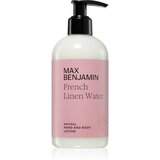 Max Benjamin French Linen Water mlijeko za ruke i tijelo 300 ml | shoptok.hr
