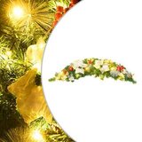  Božićni luk s LED svjetlima zeleni 90 cm PVC Cijene