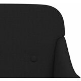 Klupa crna 110 x 76 x 80 cm od tkanine | shoptok.hr
