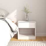 vidaXL noćni ormarić bijeli 40 x 31 x 40 cm od masivne borovine Cijene