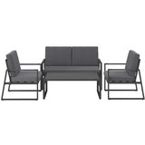 Modern Living Lounge Garnitura Rafael, Siva, 4-Delno | Shoptok.si