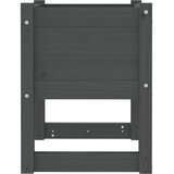  Sadilice 2 kom siva 40 x 40 x 52,5 cm od masivne borovine | shoptok.hr