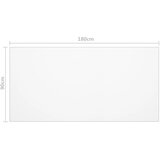  Zaštita za stol mat 180 x 90 cm 1,6 mm PVC | shoptok.hr