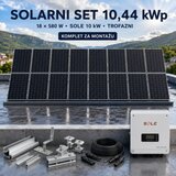 SOLARNI SET 10,44 kWp – TONGWEI 580 W + SOLE 10 kW TROFAZNI Cijene