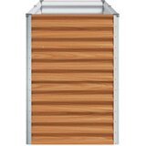  Vrtna visoka greda 195 x 50 x 68 cm Cinkana jeklena, (5000287813) Slike