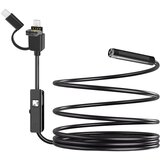 AVIZAR Endoskop za pametni telefon in računalnik, vodoodporen IP67, USB-C / mikro USB / kamera z več vrati - dolžina 10 m, (5000277705) | Shoptok.si