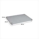 Five PODLOGA ZA SUŠENJE POSUĐA 30X40X3,6CM DIATOMIT SIVA | shoptok.hr