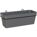  PE KORITO Z VODNO REZERVO CAPRI BALKONSKI SET ANTRACIT 50X28.5 CM Cene