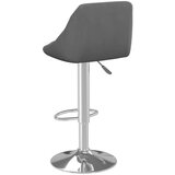 vidaXL Barski stolček 2 kosa temno siv žamet | Shoptok.si