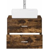  Set namještaja za kupaonicu Dimljeni hrast Konstruirano drvo Smeđa 62.5 x 44.5 x 50 cm | shoptok.hr