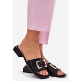 VINCEZA Elegant Ladies Sandals On A Wedge With Golden Detail | Shoptok.si