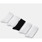 Sinsay Set rebrastih jednobojnih čarapa 5-pak | shoptok.hr