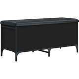  Klupa za pohranu crna 102 x 42 x 45 cm od konstruiranog drva | shoptok.hr