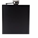 Widdop & Co. Harvey Makin - Pljoska - Harvey Makin, Gentleman, 6oz, Black Cene