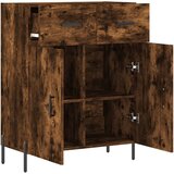  Komoda boja dimljenog hrasta 69,5x34x90 cm konstruirano drvo | shoptok.hr