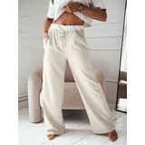 DStreet Spodnie damskie wide leg THAMI jasnobeżowe | shoptok.hr