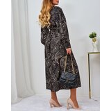 Resti Black and beige patterned women's maxi dress | Eponuda.ba