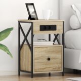 vidaXL Noćni ormar sonoma hrast 40 x 31 x 60 cm Konstruirano drvo | shoptok.hr