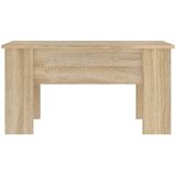  Stolić za kavu boja hrasta 79 x 49 x 41 cm konstruirano drvo | Shoptok.si