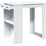vidaXL Barski stol bijeli 102 x 70 x 103,5 cm konstruirano drvo | shoptok.hr