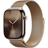 Apple Watch Series 10 LTE 46mm Gold Titanium Case with Gold Milanese Loop - M/L | shoptok.hr