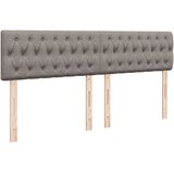  Krevet s oprugama i madracem smeđesivi 200x200 cm od tkanine | shoptok.hr
