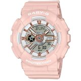 Casio Ženski sat BA-110XRG-4A, Kvarcni mehanizam, Belo kućište, Roze Cene
