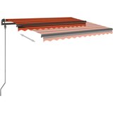  Automatska tenda na uvlačenje 3 x 2 5 m narančasto-smeđa | shoptok.hr