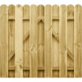  Vrtna vrata 100 x 100 cm Masivna borovina Zelena | shoptok.hr