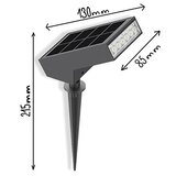 Viking LED solarna lampa LED/1,4W/3,7V IP65 3000K | Eponuda.com