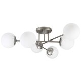  Plafonski luster MALENA 6xE14/5W/230V mat hrom/bela | Eponuda.com