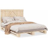  Okvir za krevet s uzglavljem 140x200 cm od masivne borovine | shoptok.hr