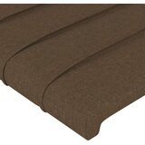  Uzglavlje tamnosmeđe 147x16x118/128 cm od tkanine | shoptok.hr