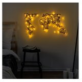 Wallity Zidna dekoracija Svjetska mapa LED 010, 58 x 100 cm, Crna | Eponuda.ba