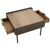Mauro Ferretti Rjava mizica iz masivne jelke 60x60 cm Toronto – | Shoptok.si