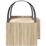 Krevet s Tunnels 3 kom. Sonoma i Bijela Konstruirano drvo | shoptok.hr