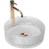 REA Bath Cristal umivalnik za pult Transparent | Shoptok.si