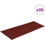  Prostirke za stepenice samoljepljive 30 kom 60x25 cm bordo crvene pravokutne | Shoptok.si